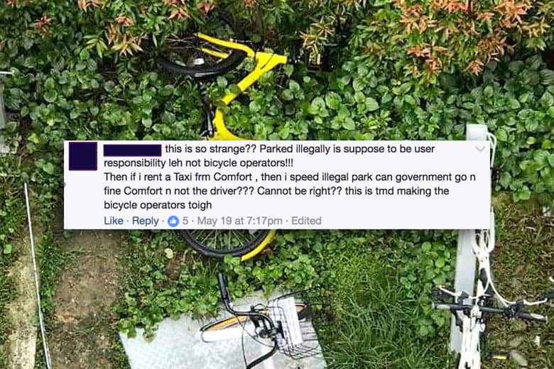 LTA Wants Ofo, Mobike and Obike To Bear Brunt Of Punishment Once They Start Towing Away Illegally Parked Bikes
