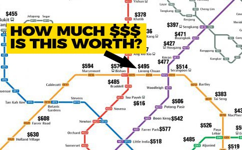 This Ingenius MRT Map Shows You How Much Your House Is Worth. Here Are Some Surprising Results.