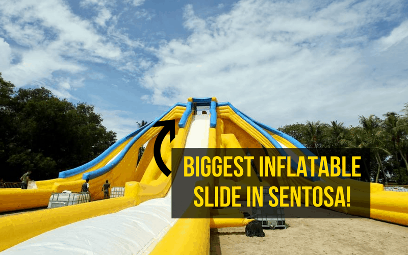 Sentosa’s Mega Fun Festival Debuts With A Three-Storey High Inflatable Slide – The Biggest In Singapore!