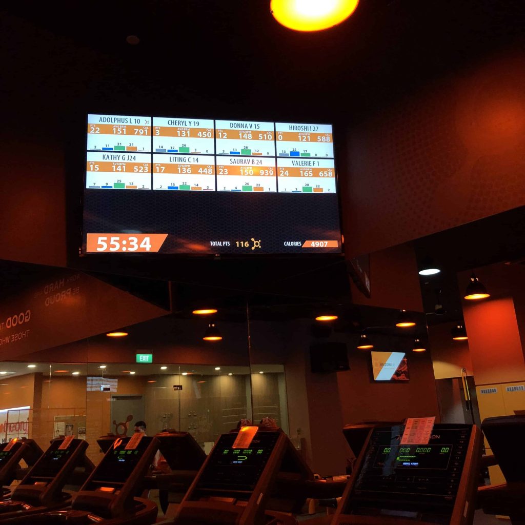 Splat points, orange theory fitness, heart rate monitor