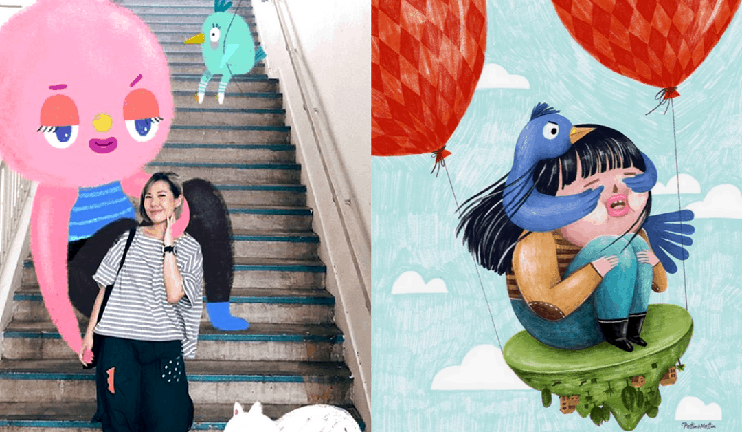 This S’porean Illustrator Creates Her Characters In A 3D Spatial Realm