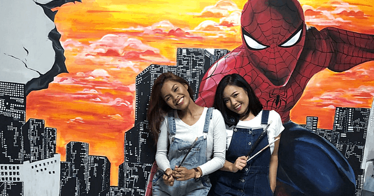 Find Out How This Duo Went From Painting Friends’ Rooms For Free To Doing A Mural At *SCAPE