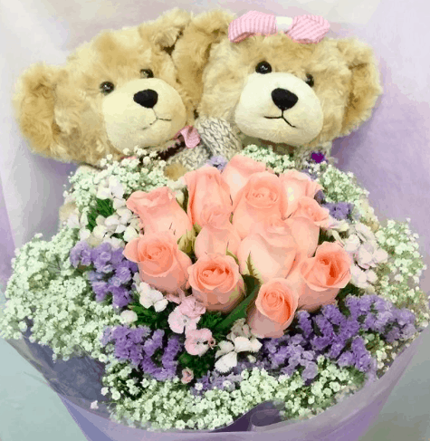 Soft toy bouquet